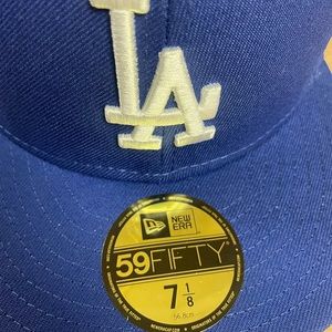 Blue Dodgers Fitted Hat